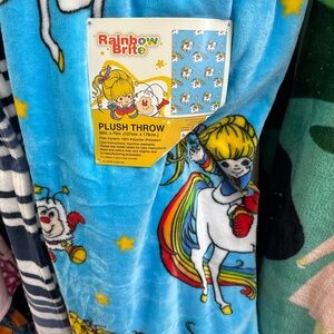 Rainbow Brite Plush Throw Blanket
